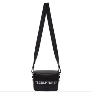 Virgil Abloh Off-White Black Binder Clip Bag
